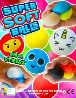 Super Soft Balls _anti stress - super doux _ squishy _ capsules