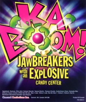 Kaboom - Jawbreakers with Candy Center